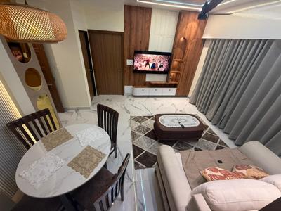 Hall Image of 650 Sq.ft 1 BHK Apartment / Flat for rent in Marna Siolim Goa for Rs. 50000