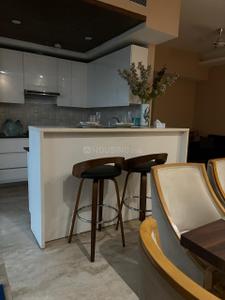 Kitchen Image of 2105 Sq.ft 3 BHK Apartment / Flat for rent in Supertech Supernova, Sector 94 Noida for Rs. 90000
