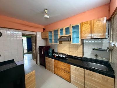 Kitchen Image of 1150 Sq.ft 3 BHK Apartment / Flat for rent in Airoli Navi Mumbai for Rs. 70000
