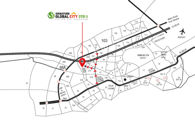 Image of 1255 Sq.ft 2 BHK Builder Floor for sale in Signature Global City 37D Phase 2, Sector 37D, Gurgaon for Rs. 11500000