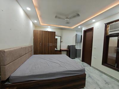 Bedroom Image of 450 Sq.ft 1 RK Builder Floor for rent in Sector 122 Noida for Rs. 20000