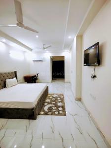Bedroom Image of 1200 Sq.ft 1 BHK Independent House for rent in Sector 46 Gurgaon for Rs. 32000