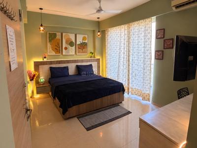Bedroom Image of 435 Sq.ft 1 RK Apartment / Flat for rent in Omaxe Eternity, Sunrakh Bangar Vrindavan for Rs. 11000