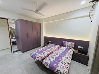 Bedroom Image of 2250 Sq.ft 3 BHK Apartment / Flat for rent in Shubh Saral Skyline, Kudasan Gandhinagar for Rs. 55000