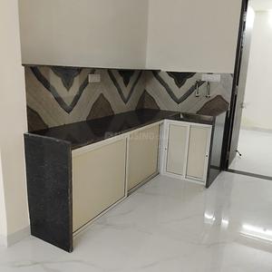 Kitchen Image of 480 Sq.ft 1 BHK Builder Floor for rent in Aman Elite, Mahalakshmi Nagar Indore for Rs. 12999