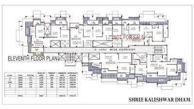 Image of 1430 Sq.ft 3 BHK Apartment / Flat for sale in JMD Saidham Shree Kaleshwar Dham, Naini, Allahabad for Rs. 7293000