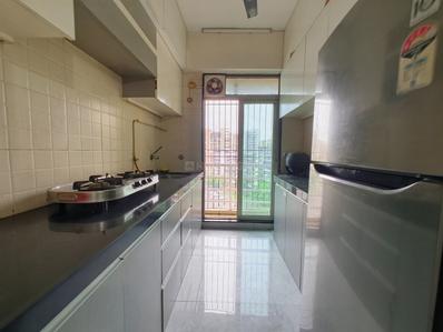 Kitchen Image of 760 Sq.ft 1.5 BHK Apartment / Flat for rent in Gajra Bhoomi Gardenia 1, Kalamboli Navi Mumbai for Rs. 25000
