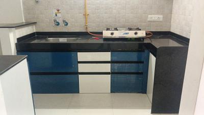 Kitchen Image of 850 Sq.ft 2 BHK Apartment / Flat for rent in Nyati Elan, Wagholi Pune for Rs. 23000