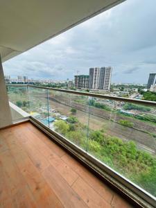 Balcony Image of 1350 Sq.ft 3 BHK Apartment / Flat for rent in Truspace Prima Angulus, Balewadi Pune for Rs. 42000