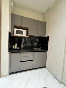 Kitchen Image of 750 Sq.ft 1 BHK Apartment / Flat for rent in Goyal Prime Plaza, Bodakdev Ahmedabad for Rs. 15000