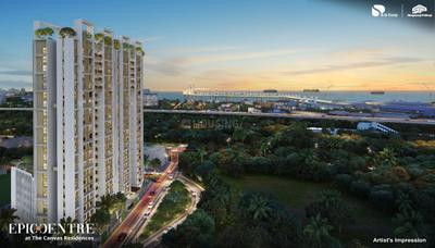 Balcony Image of 627 Sq.ft 2 BHK Apartment / Flat for sale in Shapoorji Pallonji The Canvas Residences, Sewri Mumbai for Rs. 25000000