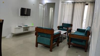 Living Room Image of 1040 Sq.ft 2 BHK Apartment / Flat for rent in Logix Blossom County, Sector 137 Noida for Rs. 39000