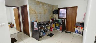Kitchen Image of 936 Sq.ft 2 BHK Apartment / Flat for sale in Shlok Heights, Tragad Ahmedabad for Rs. 6100000