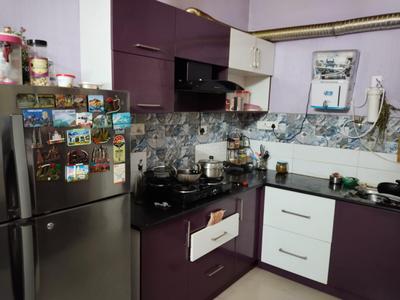 Kitchen Image of 1306 Sq.ft 2 BHK Apartment / Flat for rent in Srinivasa Sai Poorna Luxuria, Reliaable Tranquil Layout Bengaluru for Rs. 55000