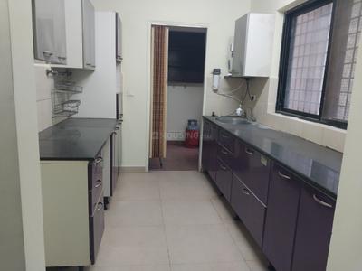 Kitchen Image of 1400 Sq.ft 2 BHK Apartment / Flat for rent in UKN Belvista, Whitefield Bengaluru for Rs. 50000