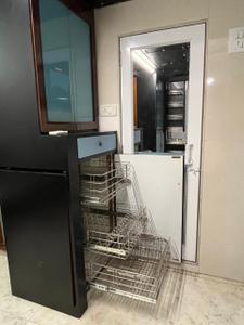 Kitchen Image of 700 Sq.ft 1 BHK Apartment / Flat for rent in God Gifts Building, Lower Parel Mumbai for Rs. 65000