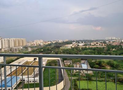 Balcony Image of 1680 Sq.ft 3 BHK Apartment / Flat for rent in SJR Blue Waters, Parappana Agrahara Bengaluru for Rs. 75760