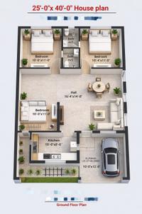 Image of 1050 Sq.ft 3 BHK Independent House for sale in Ram Nagar, Anantapur for Rs. 4500000