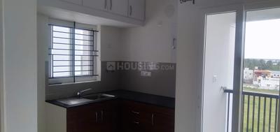 Kitchen Image of 633 Sq.ft 2 BHK Apartment / Flat for rent in Casagrand Eternia II, Kalapatti Coimbatore for Rs. 15000