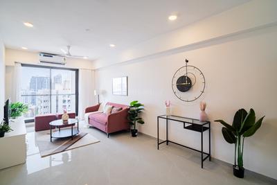 Living Room Image of 680 Sq.ft 2 BHK Apartment / Flat for sale in DLH Leo Tower, Andheri West Mumbai for Rs. 28500000