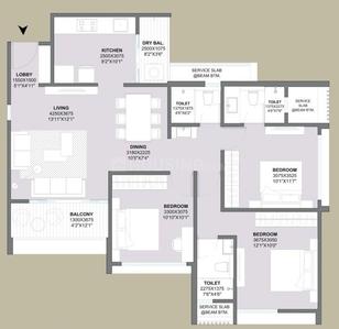 Image of 1340 Sq.ft 3 BHK Apartment / Flat for sale in Sarthak Sahayog, Kothrud, Pune for Rs. 24700000