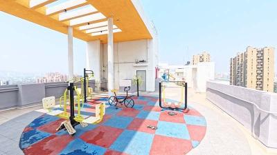 Floor Plan Image of 990 Sq.ft 2 BHK Apartment / Flat for sale in 64 Meridien, Ravet Pune for Rs. 8500000