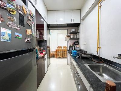 Kitchen Image of 1260 Sq.ft 2 BHK Apartment / Flat for sale in Bopal Ahmedabad for Rs. 7000000