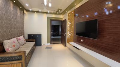 Living Room Image of 700 Sq.ft 1 BHK Apartment / Flat for rent in Kolte Patil Margosa Heights, Mohammed Wadi Pune for Rs. 17000