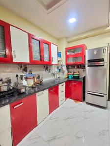 Kitchen Image of 890 Sq.ft 2 BHK Builder Floor for sale in Darshan Purwa Kanpur for Rs. 5500000