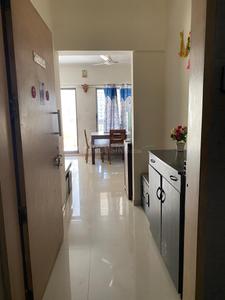 Kitchen Image of 750 Sq.ft 1 BHK Apartment / Flat for rent in Venkatesh Swapna Sankul, Dhanori Pune for Rs. 19000