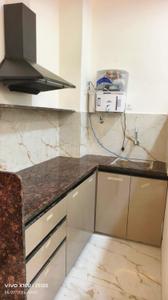 Kitchen Image of 600 Sq.ft 1 BHK Apartment / Flat for rent in Mahalakshmi Nagar Indore for Rs. 20000