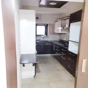 Kitchen Image of 1800 Sq.ft 4 BHK Apartment / Flat for rent in Sarita Vihar New Delhi for Rs. 75000