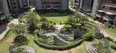 Image of 1215 Sq.ft 3 BHK Apartment / Flat for rent in Ganesh Malabar County II, Chharodi, Ahmedabad for Rs. 30000
