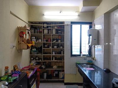 Kitchen Image of 610 Sq.ft 1 BHK Apartment / Flat for sale in Anand Krupa Tower, Thane West Thane for Rs. 7000000