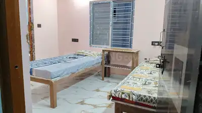 Bedroom Image of Haven And Rasoi PG in New Town, Kolkata