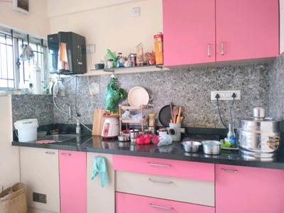 Kitchen Image of 650 Sq.ft 1 RK Apartment / Flat for rent in Singasandra Bengaluru for Rs. 12000