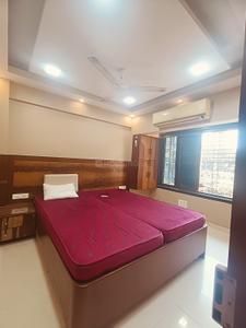 Bedroom Image of 680 Sq.ft 1 BHK Apartment / Flat for rent in KumKum Corner, Airoli Navi Mumbai for Rs. 35000