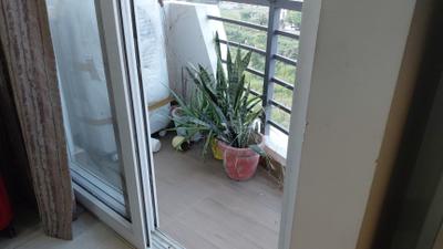 Balcony Image of 1050 Sq.ft 2 BHK Apartment / Flat for rent in Arsha Sumangalam, Vrindavan Yojana Lucknow for Rs. 24000