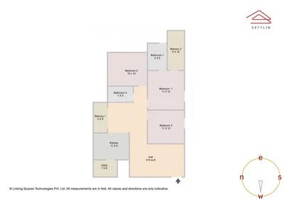 Image of 1301 Sq.ft 3 BHK Apartment / Flat for sale in Trifecta Retto by Trifecta Projects Pvt Ltd, Chikkakannalli, Bengaluru for Rs. 14700000