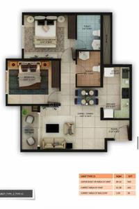 Image of 959 Sq.ft 2 BHK Apartment / Flat for sale in Sattva Misty Charm, Jyotipuram, Bengaluru for Rs. 12000000
