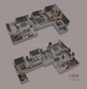 Image of 1645 Sq.ft 3 BHK Apartment / Flat for sale in Kothrud, Pune for Rs. 29000000