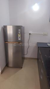 Kitchen Image of 640 Sq.ft 1 BHK Apartment / Flat for rent in Applewoods Satyesh Residency, Shela Ahmedabad for Rs. 21000