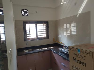 Kitchen Image of 638 Sq.ft 1 BHK Apartment / Flat for rent in Mahalakshmi Nagar Indore for Rs. 17000
