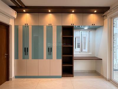 Bedroom Image of 1400 Sq.ft 3 BHK Apartment / Flat for rent in Aparna Zenon, Puppalaguda Hyderabad for Rs. 65000