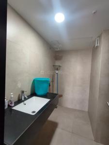 Bathroom Image of 640 Sq.ft 1 RK Studio for rent in Lodha Belmondo, Gahunje Pune for Rs. 35000