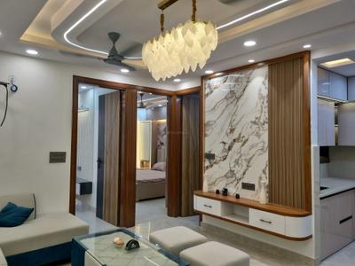Living Room Image of 1100 Sq.ft 3 BHK Apartment / Flat for sale in Saarthi Affordable Homes, Uttam Nagar New Delhi for Rs. 8000000