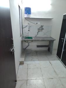 Kitchen Image of 420 Sq.ft 1 RK Builder Floor for rent in Vijay Nagar Indore for Rs. 10500
