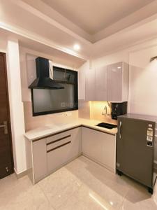 Kitchen Image of 650 Sq.ft 1 BHK Apartment / Flat for rent in Ramky Towers, Gachibowli Hyderabad for Rs. 14000
