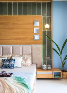 Bedroom Image of 1000 Sq.ft 1.5 BHK Independent House for rent in Ghatlodiya Ahmedabad for Rs. 14500