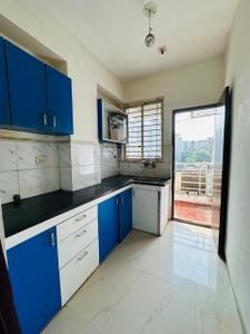 Kitchen Image of 550 Sq.ft 1 BHK Apartment / Flat for rent in Earthshastra Nariman Point, Mahalakshmi Nagar Indore for Rs. 15500